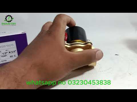 3/4" UNI-D Solenoid Valve for water and oil, NO