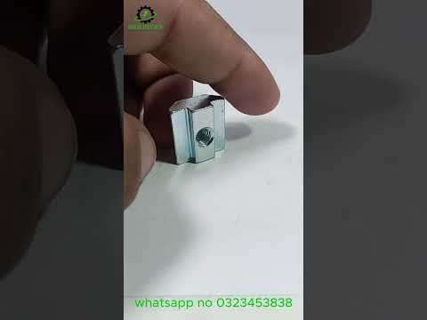 Slot Nuts Aluminum Extrusion Profile Parts in Pakistan