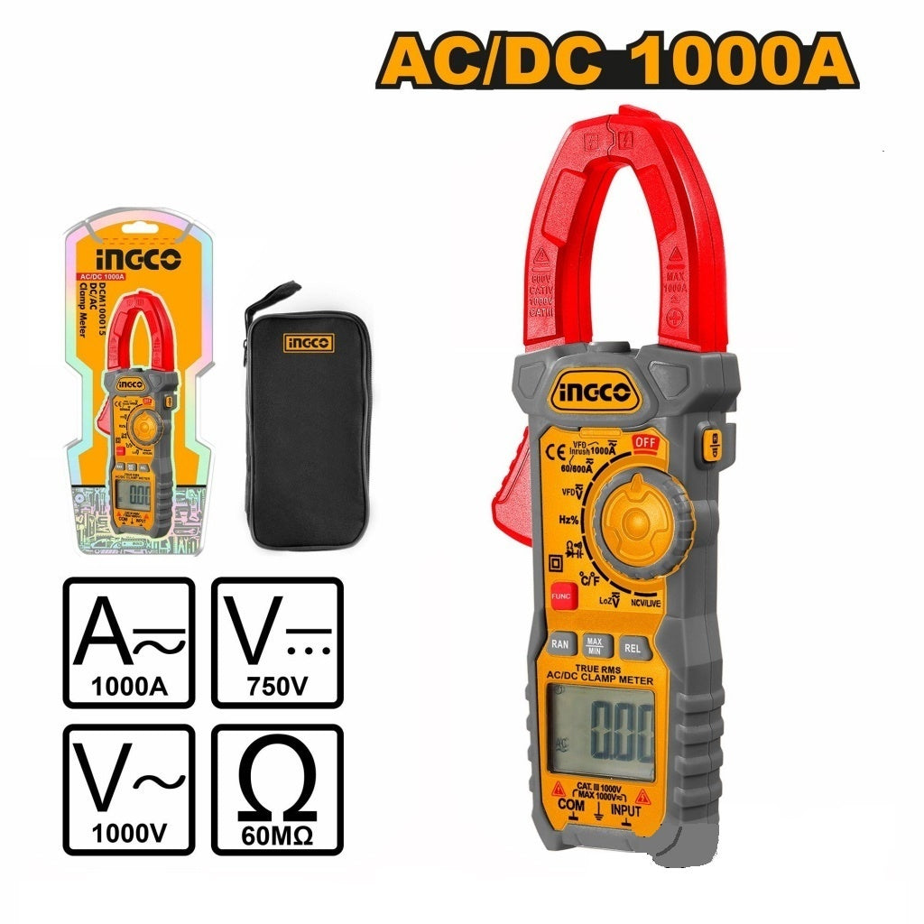 INGCO DC/AC Clamp Meter DCM100015 in Pakistan