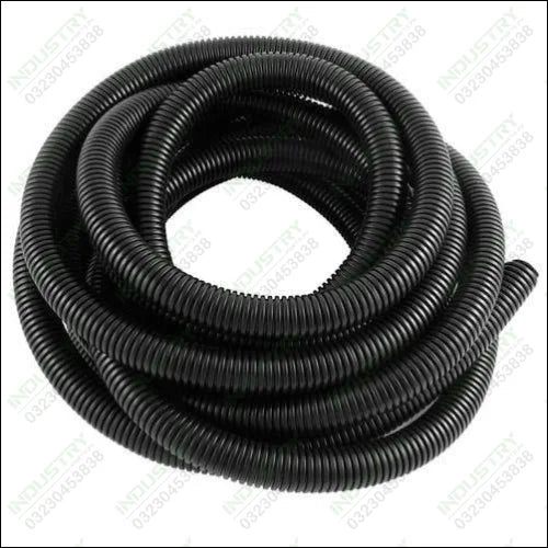 1 FOOT PVC Flexible Pipe Black  China made - industryparts.pk