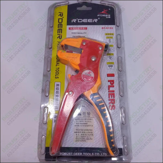 RDEER RT 5152 type cable automatic wire stripper pliers wire cutters - industryparts.pk