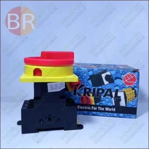 Rear Mounted Rotary Switch 32A 4Pole (KRIPAL) - industryparts.pk