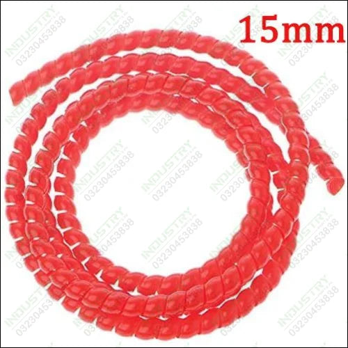 Red Insulation Spiral Sleeves for Cable Management - industryparts.pk