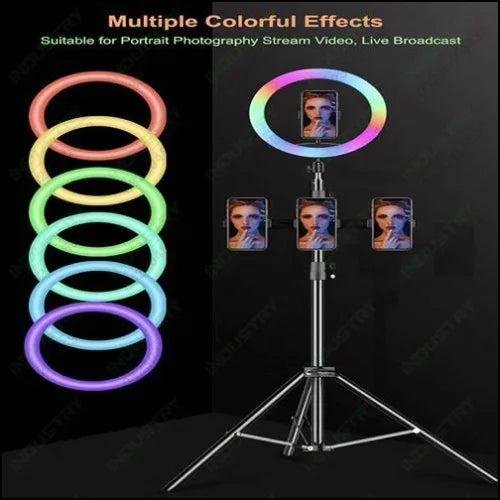 RGB Led Soft Ring Light 26cm MJ26 26 Colors - industryparts.pk