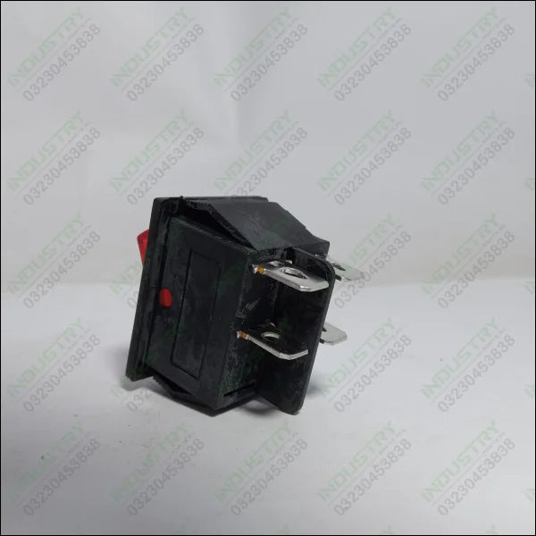 Rocker Switch Power Switch I/O 4 Pins With Light 16A 250VAC 15 Pcs Pack in Pakistan - industryparts.pk