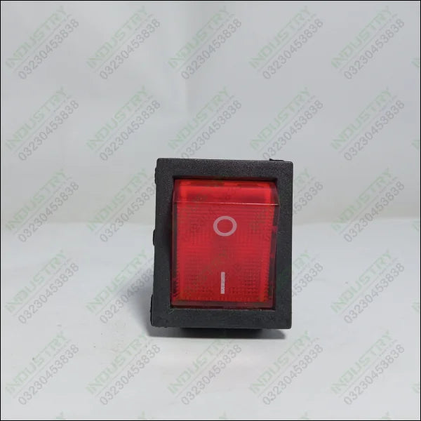 Rocker Switch Power Switch I/O 4 Pins With Light 16A 250VAC 15 Pcs Pack in Pakistan - industryparts.pk