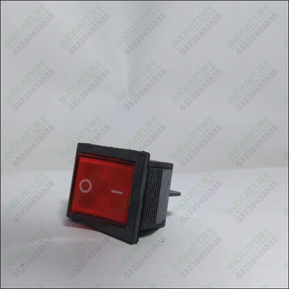 Rocker Switch Power Switch I/O 4 Pins With Light 16A 250VAC 15 Pcs Pack in Pakistan - industryparts.pk