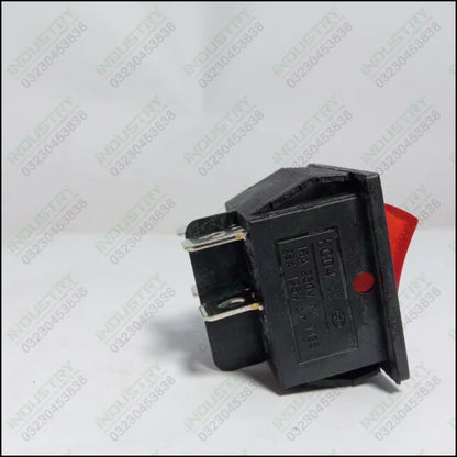 Rocker Switch Power Switch I/O 4 Pins With Light 16A 250VAC 15 Pcs Pack in Pakistan - industryparts.pk