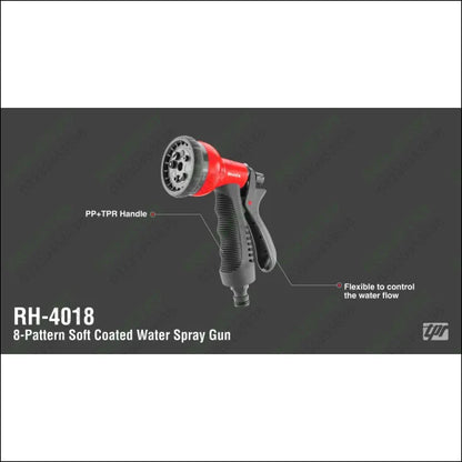 RONIX 8-Pattern Soft Coated Water Spray Gun RH-4018 in Pakistan