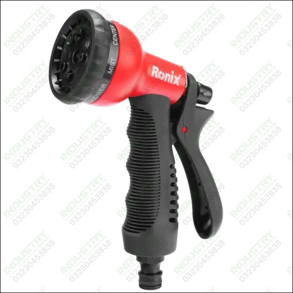 RONIX 8-Pattern Soft Coated Water Spray Gun RH-4018 in Pakistan