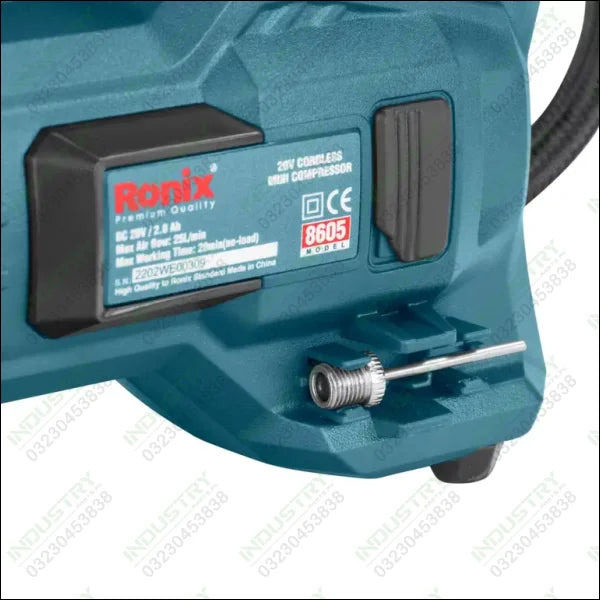 RONIX Cordless Mini Compressor 20V 8605 in Pakistan