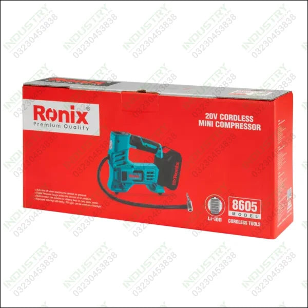 RONIX Cordless Mini Compressor 20V 8605 in Pakistan