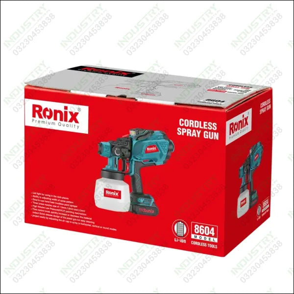 RONIX Cordless Spray Gun 20V 8604 in Pakistan