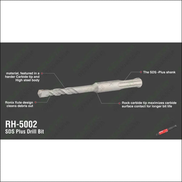 RONIX Drill Bit SDS PLUS SHANK RH-5001 in Pakistan