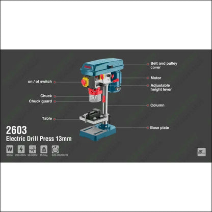 RONIX Electric Drill Press 13mm 2603 in Pakistan