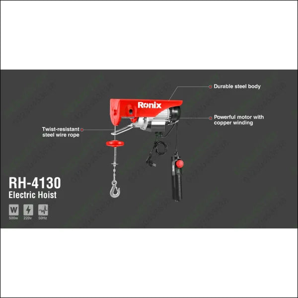 RONIX Electric Hoist RH-4130 in Pakistan