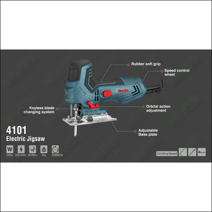 RONIX Electric Jigsaw 3 Cutting speed 4101 in Pakistan