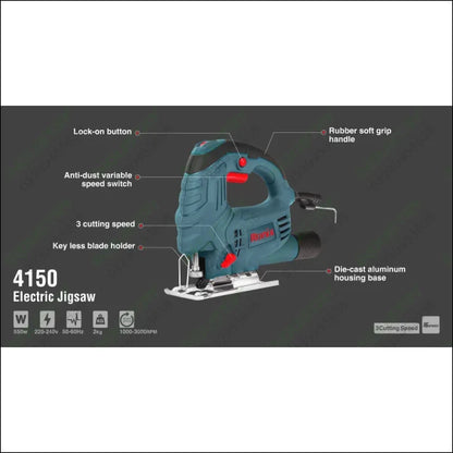 RONIX Electric Jigsaw 4 Cutting speed 4150 in Pakistan