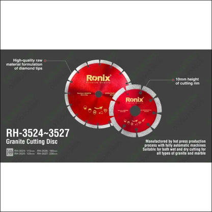 RONIX Granite Cutting Disk RH-3525 in Pakistan