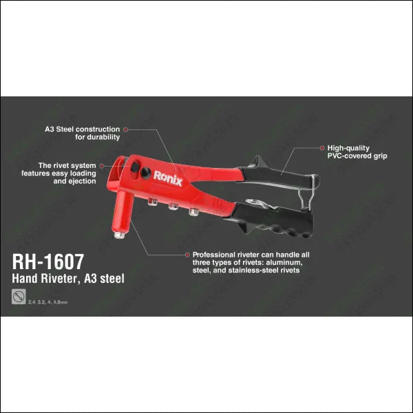 RONIX Hand Riveter Eco RH-1607 in Pakistan