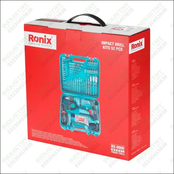 RONIX Impact Drill Kit 52pcs RS-0006 in Pakistan