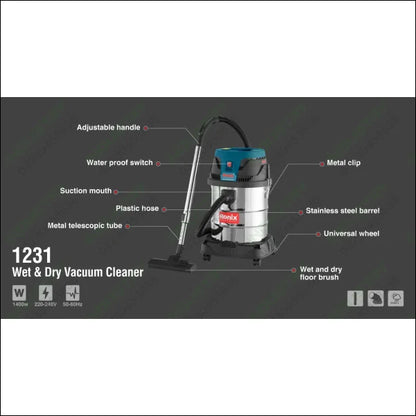 RONIX Industrial Vacuum Cleaner 1231 in Pakistan