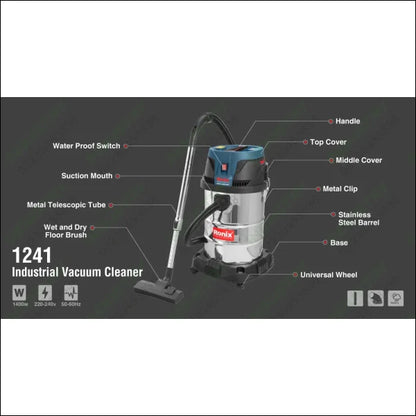 RONIX Industrial Vacuum Cleaner 1241 in Pakistan