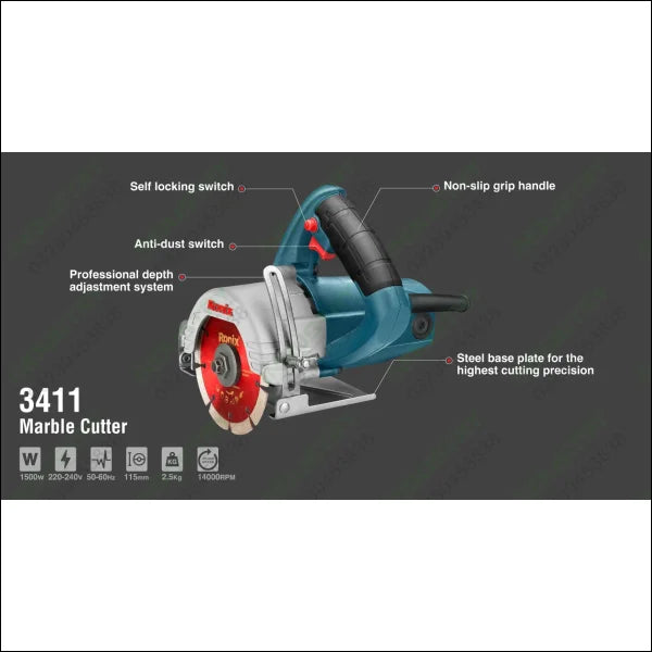 RONIX Marble Cutter 115mm 3411 in Pakistan