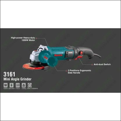 RONIX Mini Angle Grinder 115mm 3161 in Pakistan