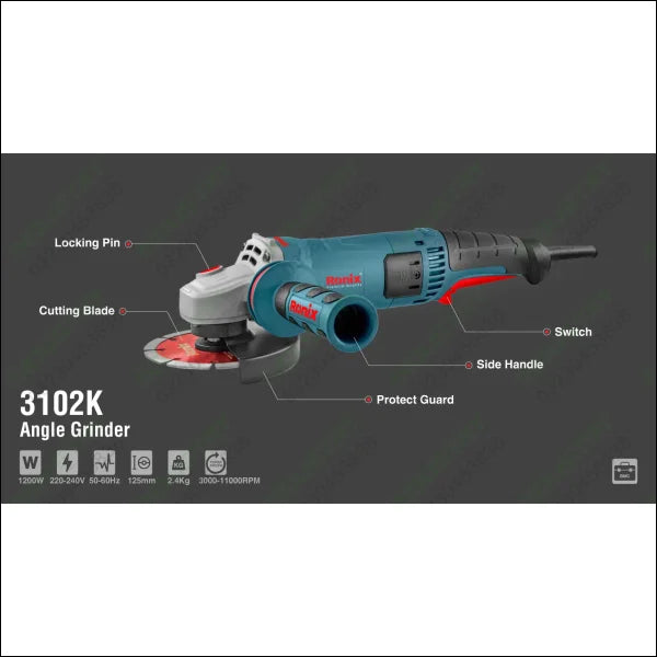 RONIX Mini Angle Grinder 125mm 3102K in Pakistan