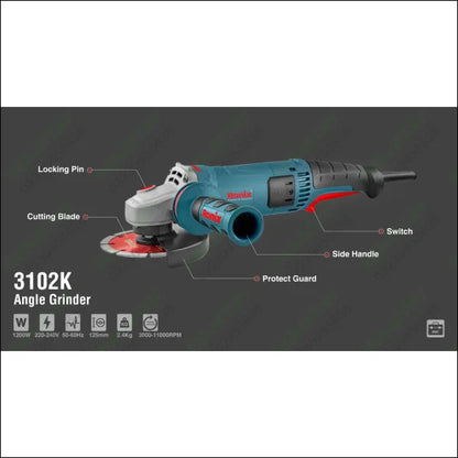 RONIX Mini Angle Grinder 125mm 3102K in Pakistan