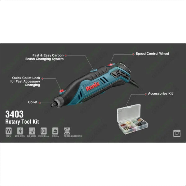 RONIX Rotary Tool Kit 3403 in Pakistan