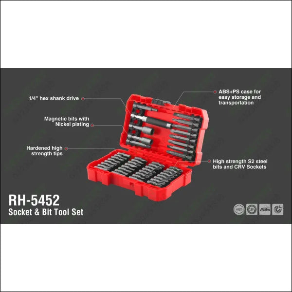 RONIX Screwdriver Bit Set 48pcs RH-5452 in Pakistan