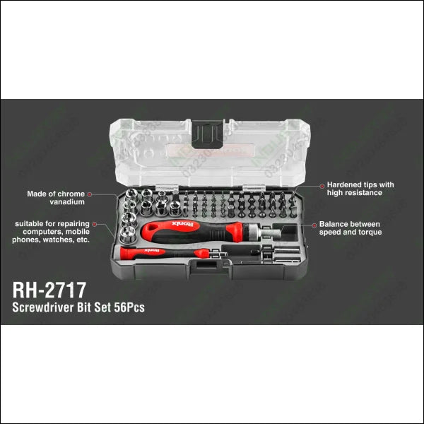 RONIX Screwdriver Set 27pcs Cr-V RH-2715 in Pakistan