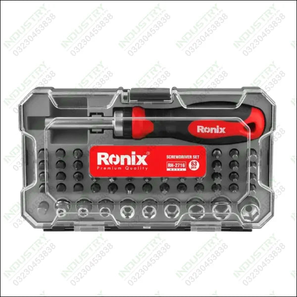 RONIX Screwdriver Set 64pcs Cr-V RH-2716 in Pakistan