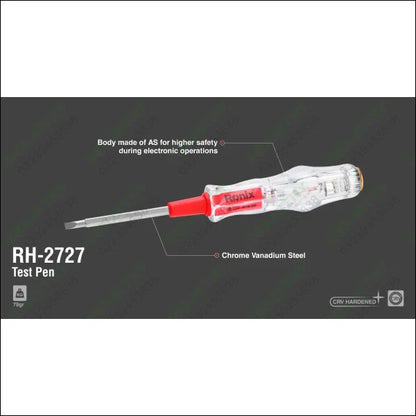 RONIX Test Pen 2 in 1 Cr-V RH-2727 in Pakistan