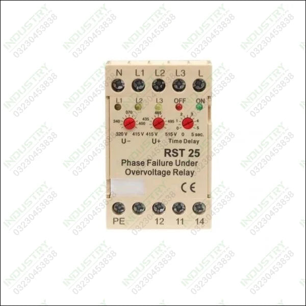 RST 25 Phase Sequence Relay Electronic Voltage Protection in Pakistan - industryparts.pk