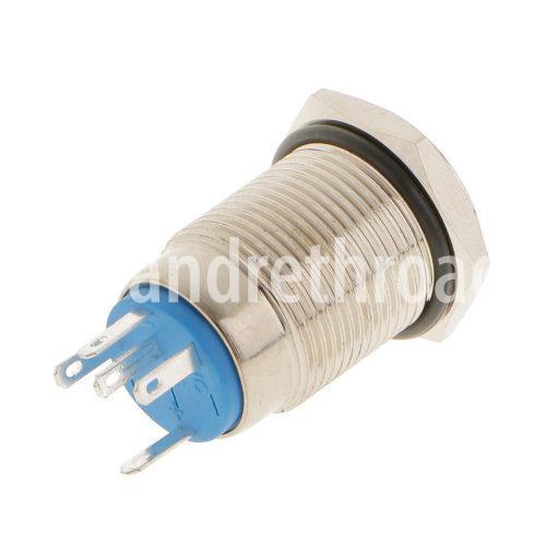 LED Indicator Latching 16mm Push Button Control Switch for Car Motor Start Green in Pakistan - industryparts.pk