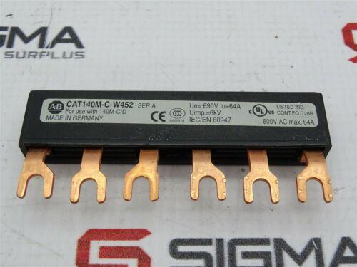 ALLEN-BRADLEY CAT140M-C-W452 TERMINAL BLOCK SER A 600VAC 64A IN PAKISTAN - industryparts.pk