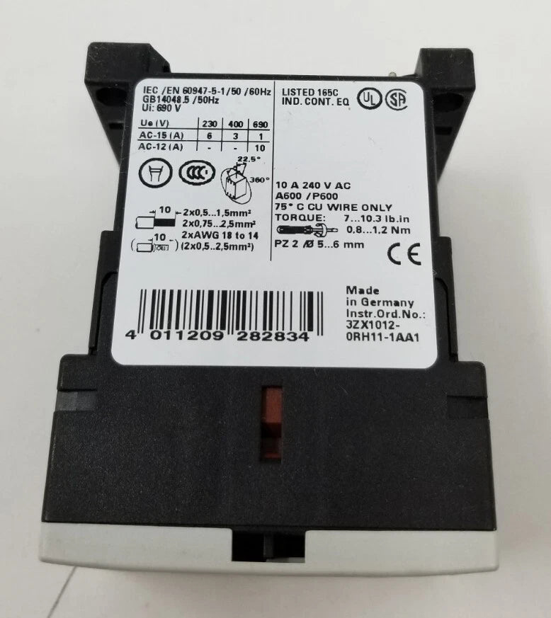 SIEMENS 3RH1122-1BF40 Contact Relay in Pakistan