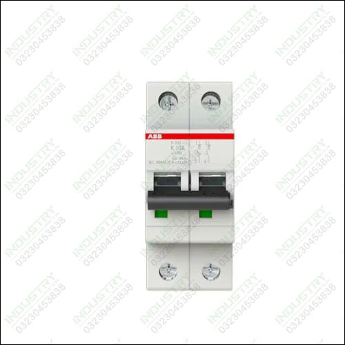 S202 UC-K10 2CDS252001R0427 ABB Miniature Circuit Breaker S200 2P K 10 A in Pakistan - industryparts.pk