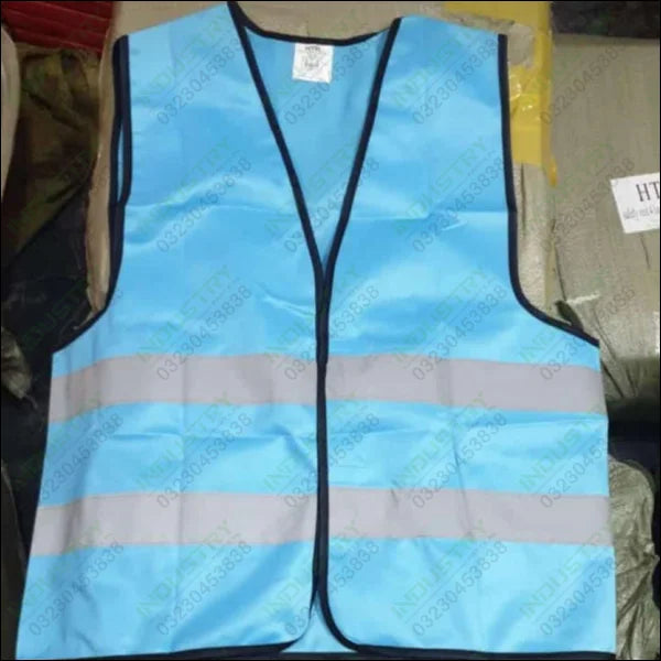 Safety Vest Jacket with Reflective Strips in Pakistan