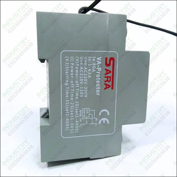 SARA Adjustable V/A Voltage Protector 63A in Pakistan