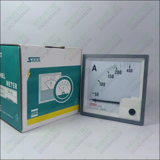 SARA Ammeter Panel Meter SA-96 200 5A in Pakistan - industryparts.pk