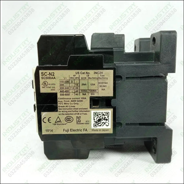 SC-N2 Imported Fuji Fe Electromagnetic AC Contactor 60A in Pakistan - industryparts.pk