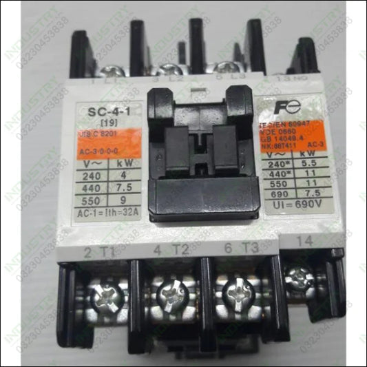 SC4-1 Imported Fuji Fe Electromagnetic AC Contactor 32A in Pakistan - industryparts.pk