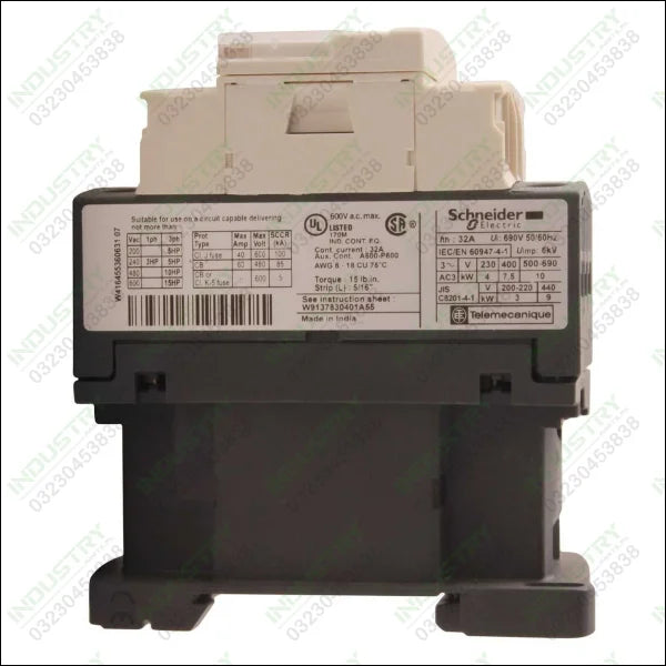 Schneider LC1D18M7 3pole Magnetic Contactor China Made in Pakistan