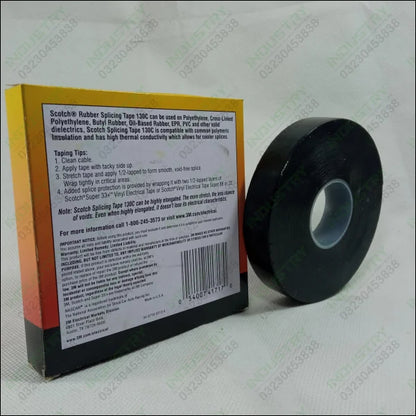 Scotch Tape 3M Professional Grade Liner less Rubber Splicing Tape 130C 3/4 x 30ft in Pakistan - industryparts.pk