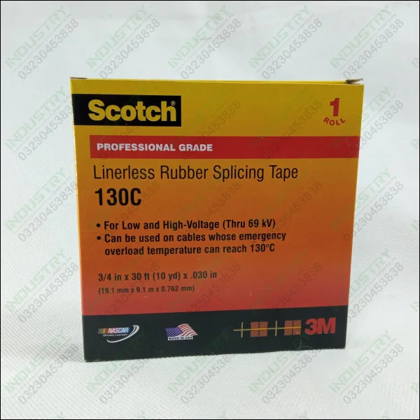 Scotch Tape 3M Professional Grade Liner less Rubber Splicing Tape 130C 3/4 x 30ft in Pakistan - industryparts.pk