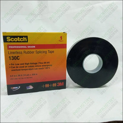 Scotch Tape 3M Professional Grade Liner less Rubber Splicing Tape 130C 3/4 x 30ft in Pakistan - industryparts.pk